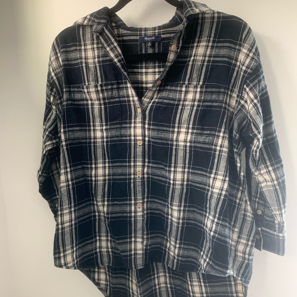 Black and white Made-well flannel